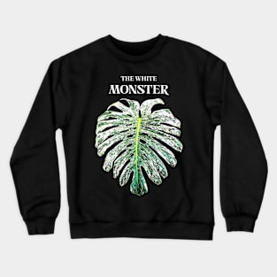 WHITE MONSTER MONSTERA Crewneck Sweatshirt